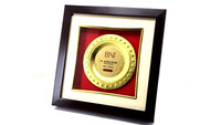 Plaque de protection métallique de luxe de haute qualité, polie et gravée, style sportif, écologique, impression personnalisée, cadeau d'entreprise