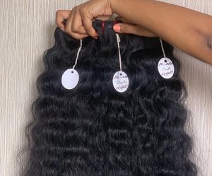 Extensiones de cabello Remy rizado suelto del sur de la India, mechones de cabello humano de 12-30 pulgadas, estilos rizados rectos a granel virgen - Product Image 2