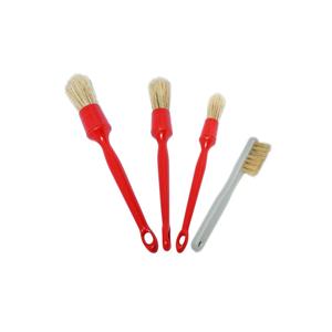 Juego de 4 Cepillos para Detallado de Autos - Kit de Limpieza de Autos de Nylon y Plástico - Product Image 1