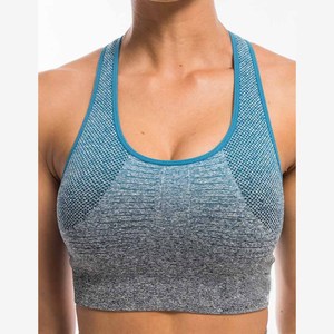 2025 último diseño de moda mujeres Yoga Sujetador deportivo alto soporte ligero Spandex/Nylon sólido logotipo personalizado - Product Image 1