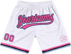 Short de basket-ball Style de vie actif Short de basket-ball brodé respirant et confortable de haute qualité - Product Image 6