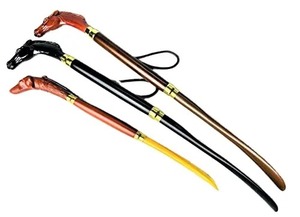 H.M.A Handicrafts Functional Brass Shoehorn with Strong Wood Handle and Timeless Design - Product Image 3