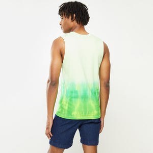 Camiseta sin Mangas Personalizada para Hombre, Talla XL, de Poliéster/Algodón, de Alta Calidad, Transpirable, Tejida, para Gimnasio, Informal, Ecológica, de Secado Rápido - Product Image 3