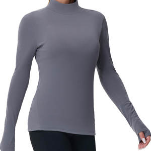 Chemise de base pour femmes, tissu extensible léger de qualité supérieure, respirant, séchage rapide, toucher doux, design pour l'équitation - Product Image 4