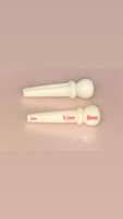 Eco-Friendly Buffalo Natural Bone Guitar Bridge Pins with Flower Design-High Quality