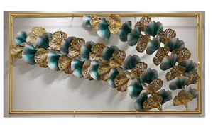 Arte de pared de hierro espiritual rústico moderno Pantalla analógica única para sala de estar Dormitorio Oficina Jardín Espacio de boda - Product Image 6