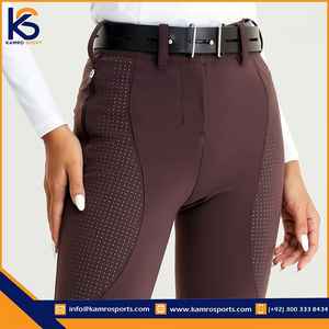 2024 culottes de cheval équestre les plus vendues pour femmes nouveau Style solide couleur unie Logo personnalisé pour l'équitation - Product Image 5