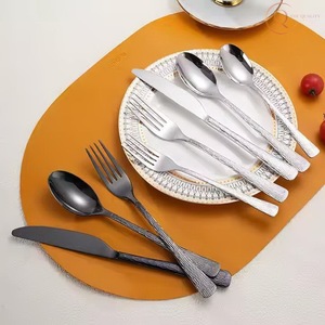 Juego de Cubiertos de Acero Inoxidable de Lujo |   Cubiertos Ecológicos de Primera Calidad para el Hogar, Hoteles, Fiestas y Eventos, Diseño Moderno - Product Image 6