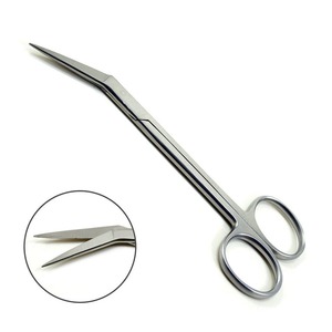 Tijeras Profesionales Manuales de Acero Inoxidable para Vendajes, Instrumento Clase II, Set de Instrumentos Quirúrgicos Dentales Curvos y Afilados, CE - Product Image 4