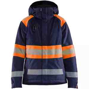 Cortavientos impermeable chaqueta de seguridad reflectante Hi Vis ropa de trabajo para trabajos al aire libre chaqueta de lluvia de la mejor calidad - Product Image 1
