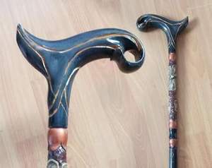 MEJOR BASTÓN DE RESINA DE MADERA ANTIDESLIZANTE CÓMODO con mango fuerte de varias formas para rehabilitación de personas mayores - Product Image 5