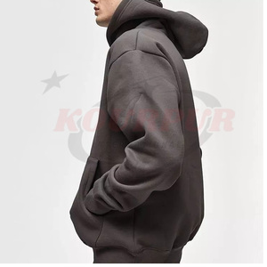 High Quality New Arrival Oversized Pullover Baggy Style Winter Hoodie 100% Cotton Fleece Dropped Shoulder Eco-Friendly - Product Image 4