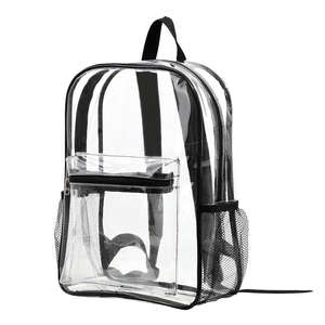 Sac à dos quotidien pour enfants MKW-2093 PRO transparent avec bretelles réglables en matériau imperméable - Product Image 2