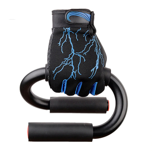Gants de gymnastique en cuir suédé à demi-doigt en gros Conception personnalisée pour musculation Haltérophilie Fitness Entraînement Sports de plein air - Product Image 4