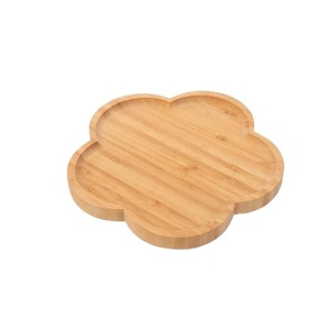 Assiette en bois coupe chat rond pour la conception du visage top vente plaque de bois brillant à la main à bas prix - Product Image 3