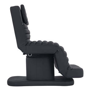 Hitam estetika gigi estetika pemeriksaan medis Spa dokter tato kursi podiatri listrik meja pijat wajah tempat tidur kecantikan - Product Image 5