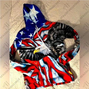 Jersey grueso unisex con capucha personalizado 100% poliéster polar Tie Dye sublimación diseño venta al por mayor alta calidad para el invierno - Product Image 1