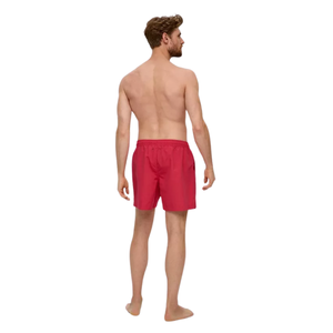 Shorts de bain de haute qualité en Spandex/Polyester, coupe classique, style uni, poches fendues, cordon de serrage, logo personnalisable vintage - Product Image 5