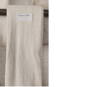 Tissu de dentelle en fibre de coton banane naturelle avec caractéristique métallique pour vêtements pour garçons, sac de créateur de mode design textile à la maison - Product Image 1