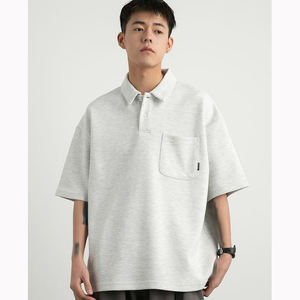 Fabricant professionnel, fabrication en usine, chemises décontractées surdimensionnées pour hommes, quart de boutonnière, service OEM personnalisé - Product Image 6