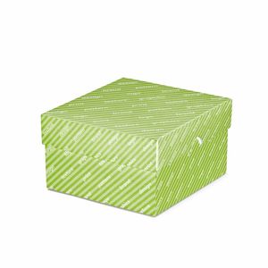 Boîte CONCEPT blanche personnalisée avec couvercle 19x19x10 cm pour cadeaux industriels et emballage électronique - Product Image 1