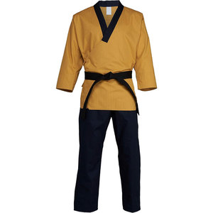 Uniforme de Taekwondo para mujer, traje ligero de artes marciales con logotipo personalizado para entrenamiento de Karate y uso profesional - Product Image 2