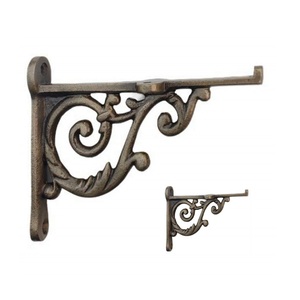 Домашние декоративные настенные крепления из нержавеющей стали длинные плавающие полки металлические кронштейны - Product Image 5