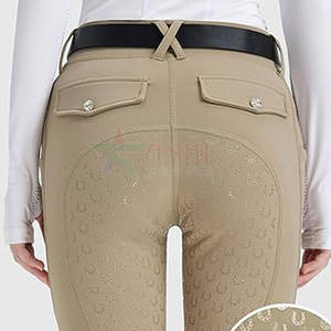 Leggings d'équitation d'hiver pour femmes, chauds, extensibles, mélange de spandex/polyester, doux, imperméables, coupe-vent, leggings de haute qualité - Product Image 4