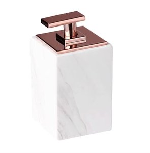 New Look Accessoires de salle de bain Bouteille de désinfectant liquide pour les mains Distributeur de savon en mousse de marbre Utilisation dans les hôtels et les restaurants - Product Image 2