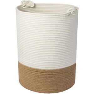 Cesta de almacenamiento para niños y contenedores decorativos para el hogar al por mayor cesta de yute puro/Olla de cubo contenedor de bebidas de yute puro de marca personalizada - Product Image 3