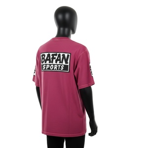 Camiseta de algodón grueso de corte holgado para hombre, estilo urbano, con estampado gráfico, logotipo personalizado, 100% algodón, corte holgado, estampada. - Product Image 5