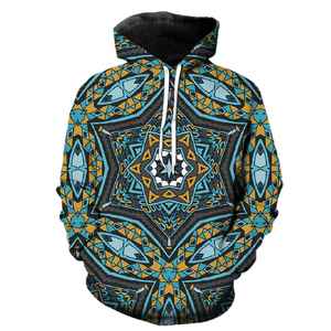 Sweat à capuche unisexe surdimensionné en polaire 100% polyester de 250 g/m², avec fermeture éclair vintage, personnalisable par le fabricant, broderie et impression - Product Image 4