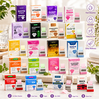 Bandes Dissolvables Orales Glutathion Ashwagandha NAD+ Mélatonine Maca CoQ10 Multivitamines Supplément Tout-en-un