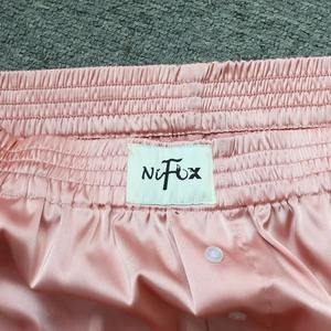 High Waist Women's Summer Silk Gym Workout Shorts Customizable Logo Lightweight Cool Breathable Casual Loose Sleepwear Shorts - Product Image 2