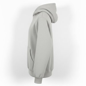 New Arrival Custom Printed Logo <b>Light</b> Grey Women's Casual Hoodies Vintage Designer Outwear Sweatshirts Streetwear Hooded Collar - Product Image 4