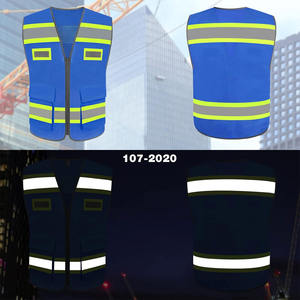Chaleco de Seguridad de Alta Visibilidad para Trabajadores, Logotipo Personalizado, Certificado CE/UE, Tejido de Algodón/Nailon/Poliéster, OEM, Cargado por Dress Sports - Product Image 4