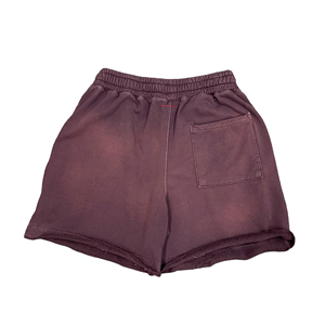 Lavado ácido de alta calidad, ropa de calle hecha de algodón, pantalones cortos deportivos informales de lavado ácido para hombres con cordón, pantalones cortos para correr para hombres - Product Image 5