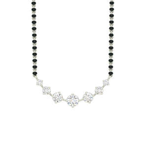 Mangalsutra Artesanal de Plata Pura, Obsequio Cultural Coleccionable para su Esposa - Product Image 1