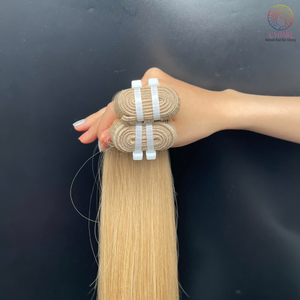 Extensión de cabello virgen humano de Vietnam 100% Cabello de un donante Doble dibujado #18 Color 22 pulgadas Paquetes de cabello liso crudo - Product Image 6