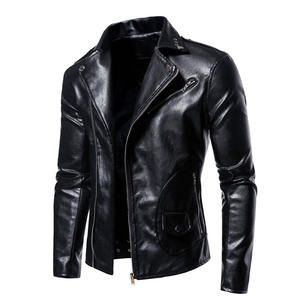 Chaqueta de cuero al aire libre Fábrica de moda Alta calidad Invierno 2025 Chaqueta de cuero de oveja de alta calidad para hombres - Product Image 2