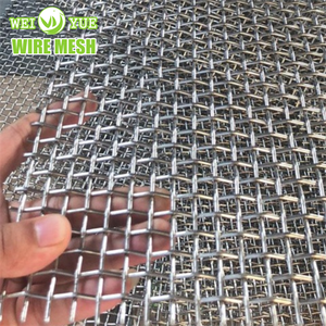 Wholesale High Quality 100 200 Micron 304 316 Stainless Steel Galvanized Woven <strong>Crimped</strong> <strong>Wire</strong> <strong>Mesh</strong> - Product Image 4