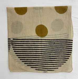 Natural Dye Floral Hand Block Printed Cotton Bandana <b>Scarf</b> - Product Image 3