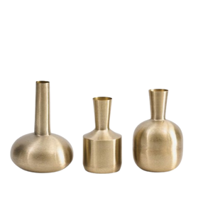 Premium Gold Polished Metal Flower Vase Traditional <b>Table</b> Top Decoration for Living Room & Home for <b>Planting</b> - Product Image 4