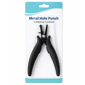 Heavy Duty <b>Metal</b> Hole Punch Pliers 1.25mm 1.5mm Jewelry Findings Tool <b>for</b> DIY <b>Craft</b> Repair - Product Image 3