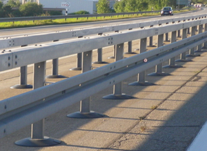 Guardrail prezzi vendite di fabbrica barriera di sicurezza stradale S235JR w trave zincata guardrail autostradale - Product Image 2