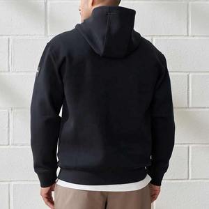 Basics coton mélangé hommes lourd pull à capuche 400 Gsm épais haute qualité plaine 400 Gsm polaire haute visibilité impression - Product Image 2