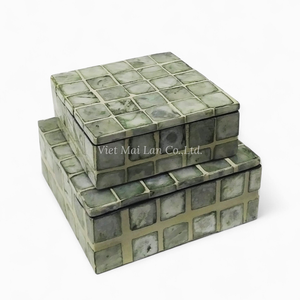 Caja de Joyería Moderna de Lujo Hecha a Mano con Incrustaciones de Nácar, Almacenamiento Flexible, Precio de Fábrica, Suministro al por Mayor - Product Image 2