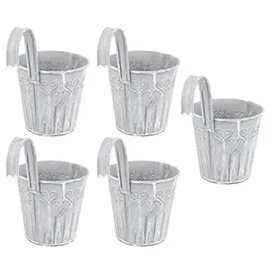 Maceta colgante de Metal macetas Vintage Metal hierro flor cubo pared valla balcón jardín planta Macetas - Product Image 2