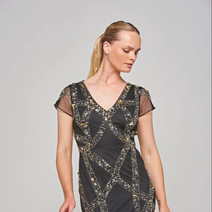 Attractive Elegant Dinner Prom Gown Lady Crystal Beads Hand <b>Embroidered</b> Party Long Dress Women Sexy Formal Evening Dresses - Product Image 1