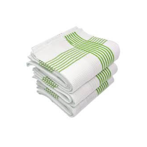 Élégant design géométrique brodé, idéal pour le golf, la cuisine, les fêtes, les mariages, 100% coton biologique, sans peluches, lavable en machine, tailles personnalisables - Product Image 3
